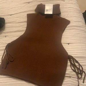 Brown sweater vest. NWT